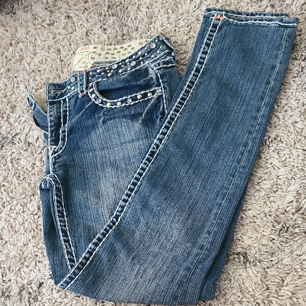 L.A. Idol Blue Straight Leg Jeans